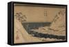 Uraga Port, C. 1840-1843-Utagawa Hiroshige-Framed Stretched Canvas