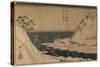 Uraga Port, C. 1840-1843-Utagawa Hiroshige-Stretched Canvas