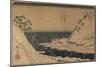 Uraga Port, C. 1840-1843-Utagawa Hiroshige-Mounted Giclee Print