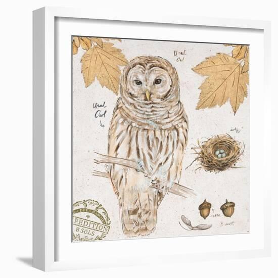 Ural Owl-Chad Barrett-Framed Art Print