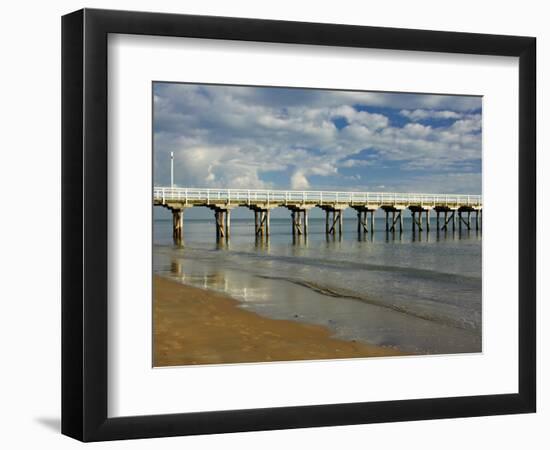 Urangan Pier, Hervey Bay, Fraser Coast, Queensland, Australia-David Wall-Framed Photographic Print
