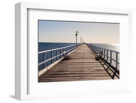 Urangan Pier, Hervey Bay, Queensland, Australia-Mark A Johnson-Framed Photographic Print