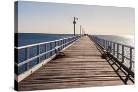 Urangan Pier, Hervey Bay, Queensland, Australia-Mark A Johnson-Stretched Canvas