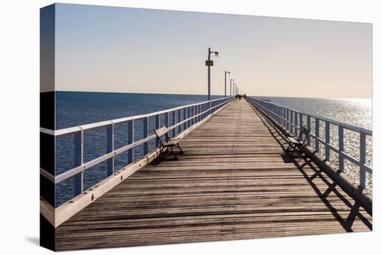 Urangan Pier, Hervey Bay, Queensland, Australia-Mark A Johnson-Stretched Canvas