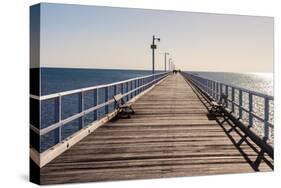 Urangan Pier, Hervey Bay, Queensland, Australia-Mark A Johnson-Stretched Canvas