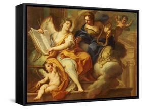 Urania and Erato-Sebastiano Conca-Framed Stretched Canvas