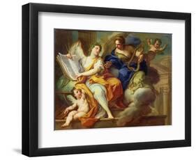 Urania and Erato-Sebastiano Conca-Framed Giclee Print