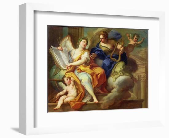 Urania and Erato-Sebastiano Conca-Framed Giclee Print