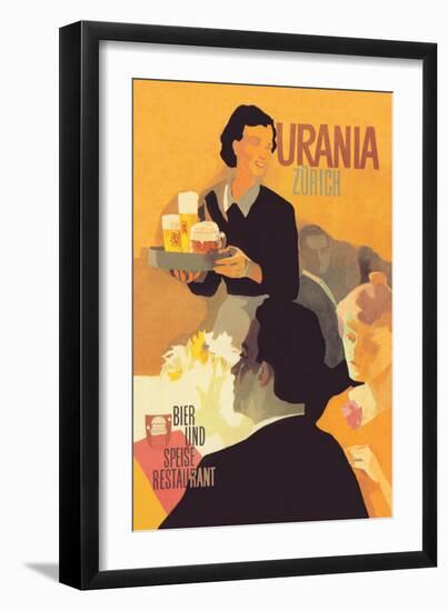 Urania Bier Und Speise Restaurant-null-Framed Art Print