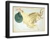 Urania's Mirror, Capricorn, 1825-Sidney Hall-Framed Art Print