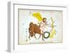 Urania's Mirror, Sagittarius, 1825-Sidney Hall-Framed Art Print