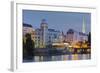 Urania, Stephansdom, Vienna River, 1st District, Internal Town, Vienna, Austria-Rainer Mirau-Framed Photographic Print