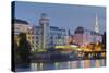 Urania, Stephansdom, Vienna River, 1st District, Internal Town, Vienna, Austria-Rainer Mirau-Stretched Canvas