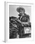 Uranium Prospector Clarence Cody Using Homemade Geiger Counter-Francis Miller-Framed Photographic Print