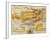 Uranographia, or the Celestial Atlas, circa 1800-John Bevis-Framed Giclee Print