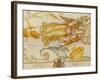 Uranographia, or the Celestial Atlas, circa 1800-John Bevis-Framed Giclee Print