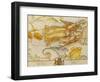 Uranographia, or the Celestial Atlas, circa 1800-John Bevis-Framed Giclee Print