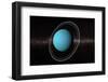 Uranus, Artwork-null-Framed Premium Photographic Print