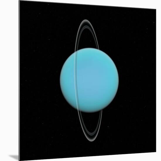 Uranus, Artwork-null-Mounted Photographic Print