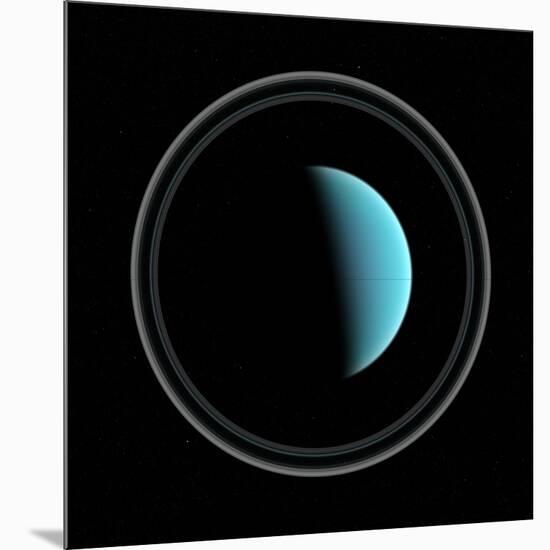 Uranus, Artwork-null-Mounted Photographic Print