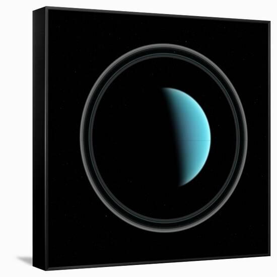 Uranus, Artwork-null-Framed Stretched Canvas