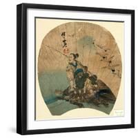 Urashima-Kawanabe Kyosai-Framed Giclee Print