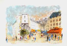 Paris, Montmartre La Rue Lepic-Urbain Huchet-Limited Edition