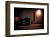 Urban Alley at Night-Derek R. Audette-Framed Photographic Print