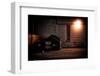 Urban Alley at Night-Derek R. Audette-Framed Photographic Print