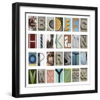 Urban Alphabet-Mike Toy-Framed Giclee Print