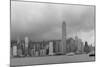 Urban Architecture in Hong Kong Victoria Harbor with City Skyline and Cloud in the Day in Black And-Songquan Deng-Mounted Photographic Print