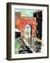 Urban Architecture Sketch-JoeBakal-Framed Art Print