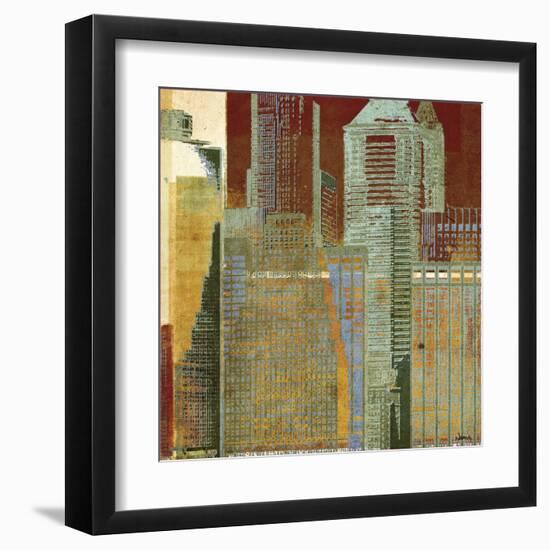 Urban Blocks I-Noah Li-Leger-Framed Art Print