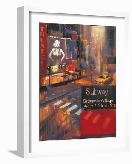 Urban Bombshell-Myles Sullivan-Framed Art Print