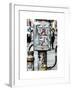 Urban Box NYC DEP - Street Art - Manhattan - New York City - United States - USA-Philippe Hugonnard-Framed Art Print