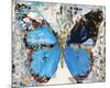 Urban Camo Butterfly-Parker Greenfied-Mounted Art Print