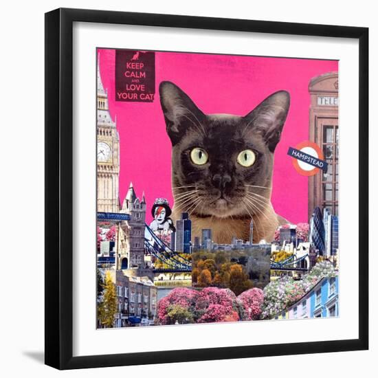 Urban cat-Anne Storno-Framed Giclee Print