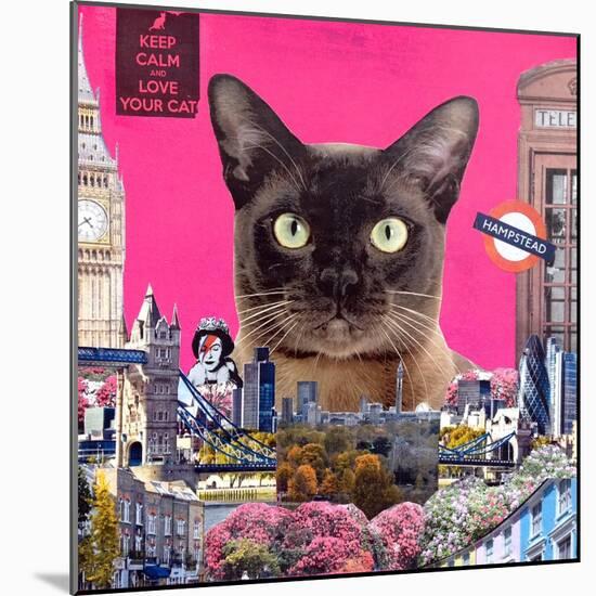 Urban cat-Anne Storno-Mounted Giclee Print