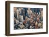 Urban City Architecture Background. New York City Manhattan Skyline Aerial View with Street and Sky-Songquan Deng-Framed Photographic Print