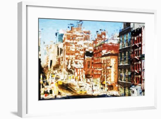 Urban City - In the Style of Oil Painting-Philippe Hugonnard-Framed Giclee Print