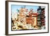 Urban City - In the Style of Oil Painting-Philippe Hugonnard-Framed Giclee Print