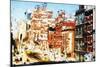 Urban City - In the Style of Oil Painting-Philippe Hugonnard-Mounted Giclee Print