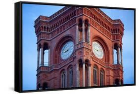 Urban City Scene in Berlin, Germany-Felipe Rodriguez-Framed Stretched Canvas