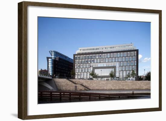 Urban City Scene in Berlin, Germany-Felipe Rodriguez-Framed Photographic Print