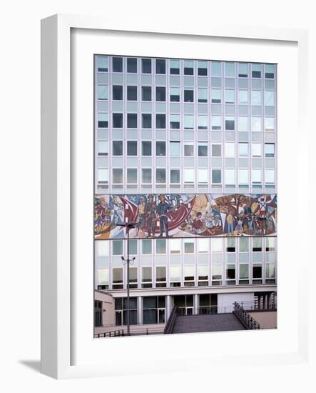 Urban City Scene in Berlin, Germany-Felipe Rodriguez-Framed Photographic Print