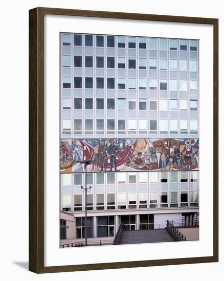 Urban City Scene in Berlin, Germany-Felipe Rodriguez-Framed Photographic Print