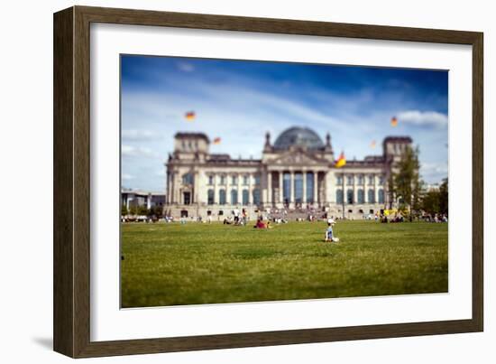 Urban City Scene in Berlin, Germany-Felipe Rodriguez-Framed Photographic Print