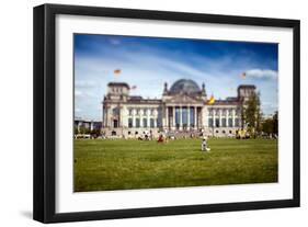 Urban City Scene in Berlin, Germany-Felipe Rodriguez-Framed Photographic Print