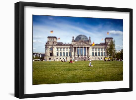 Urban City Scene in Berlin, Germany-Felipe Rodriguez-Framed Photographic Print