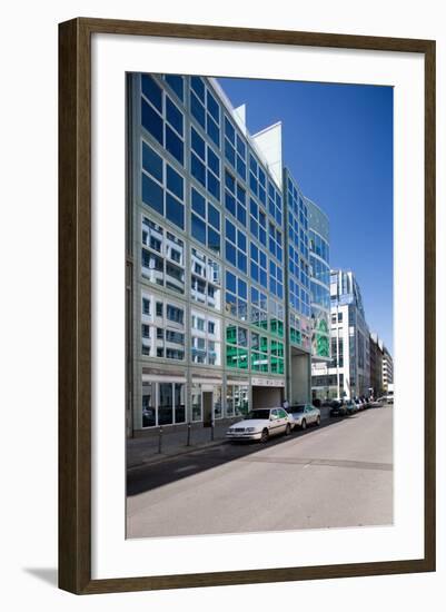 Urban City Scene in Berlin, Germany-Felipe Rodriguez-Framed Photographic Print